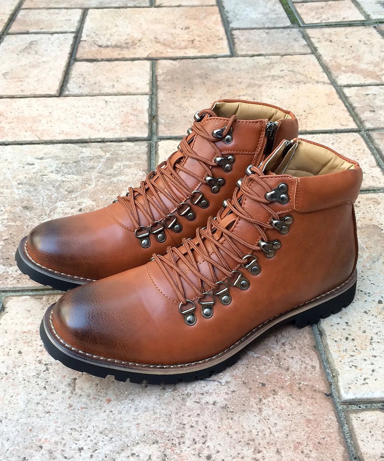 Ботинки горные Casual Mountain Boots AAA+ коричневые