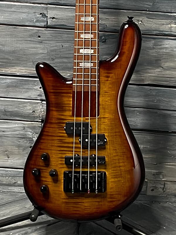 

Басс гитара Spector Left handed Euro Bolt 4 EUROBOLT4TSB 4 String Electric Bass Guitar- Tobacco Sunburst