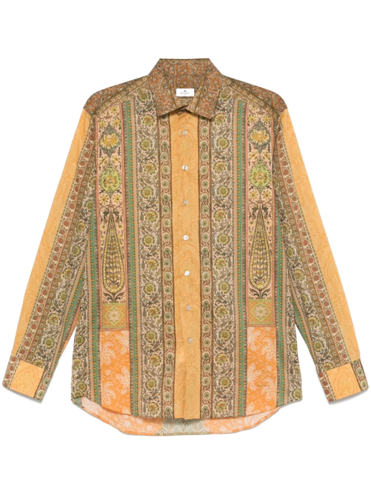 

ETRO рубашка с принтом, желтый