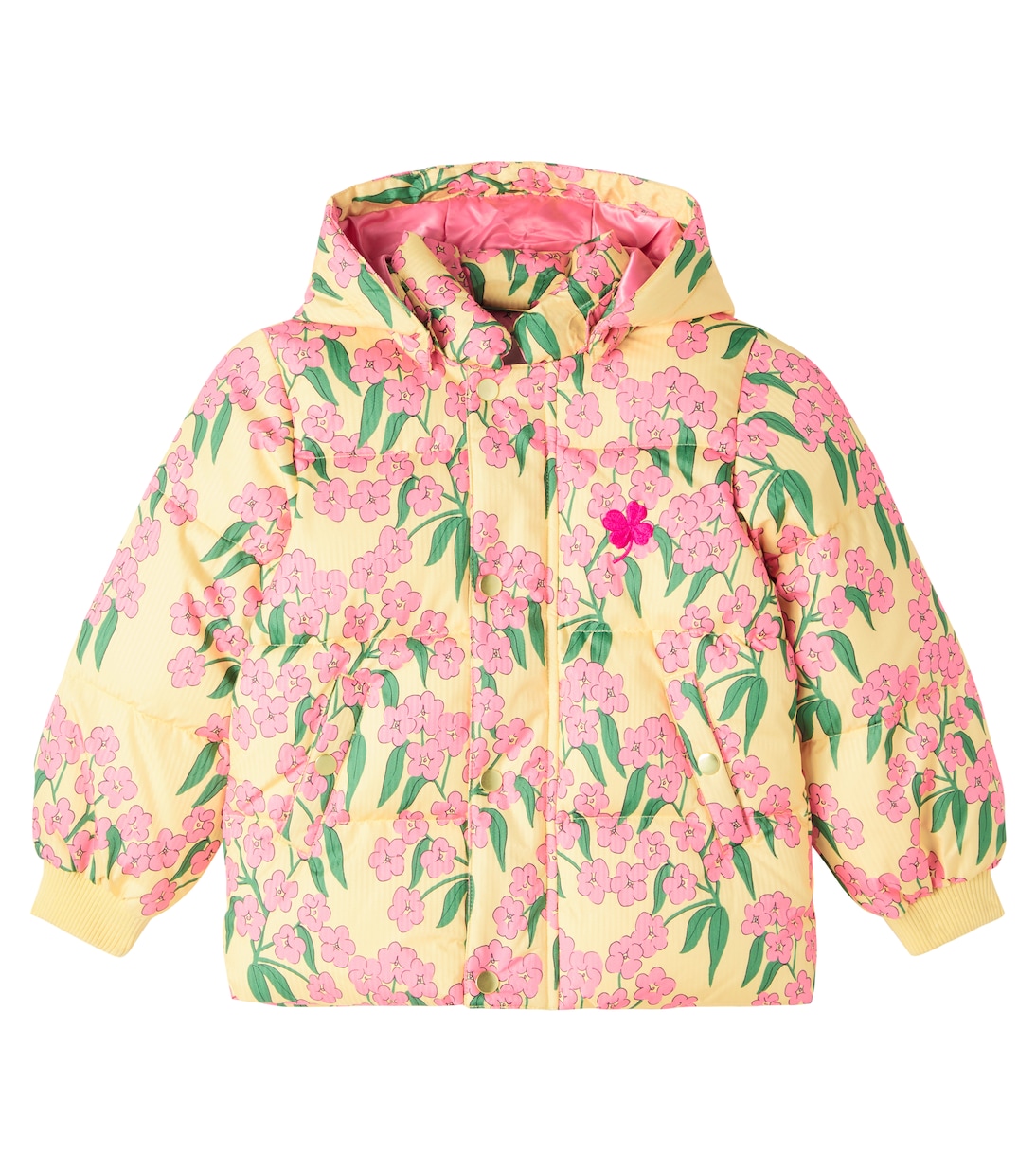 

Пуховик Alpine Flowers Mini Rodini, желтый