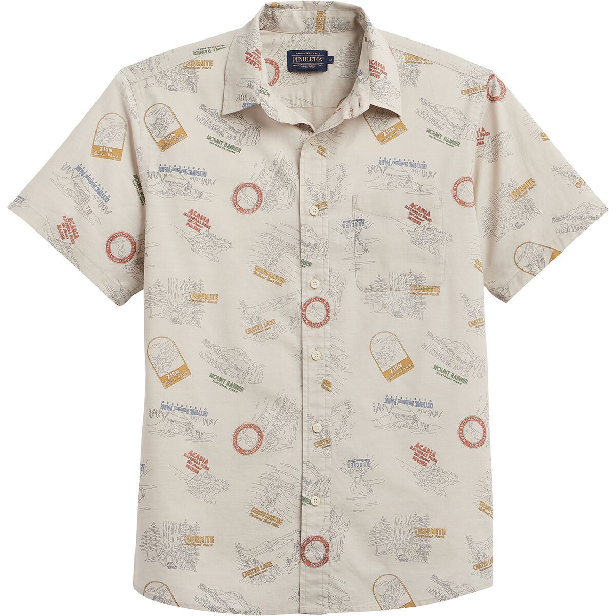 

Рубашка Shoreline Pendleton, цвет parks tan