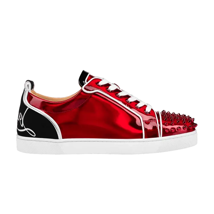 

Кроссовки Christian Louboutin Fun Louis Junior Spikes Flat Version Loubi, красный