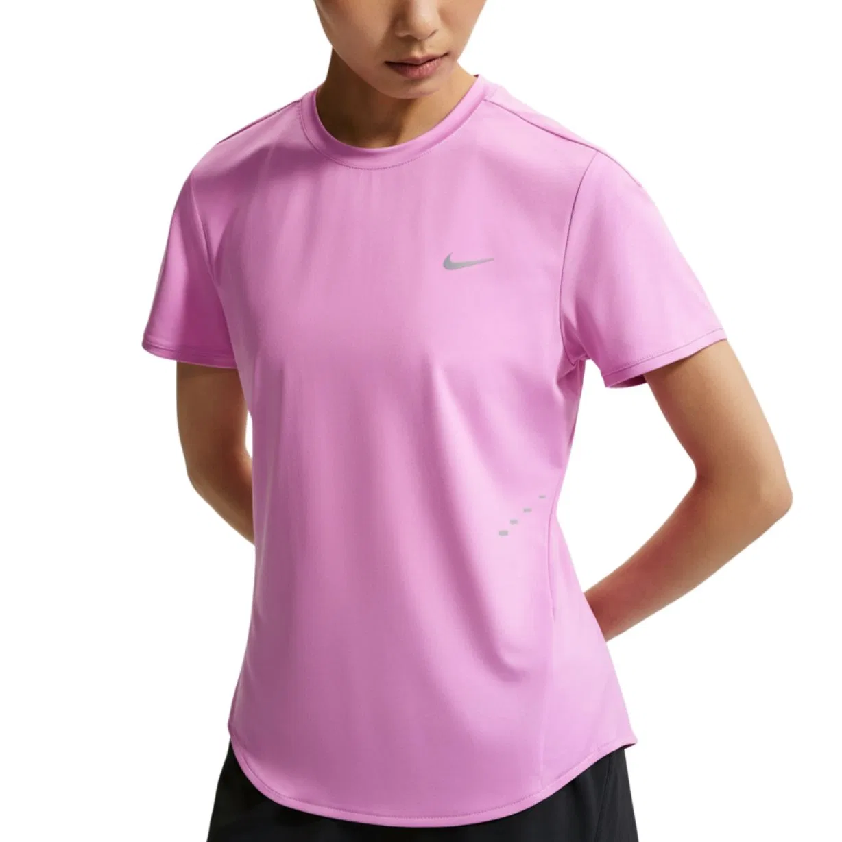 Футболка беговая Swoosh женская Nike, Light Magenta