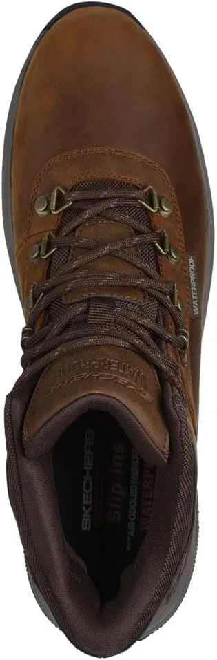 Ботинки Skechers mens Meroe - Pikeman, коричневый — фото 3