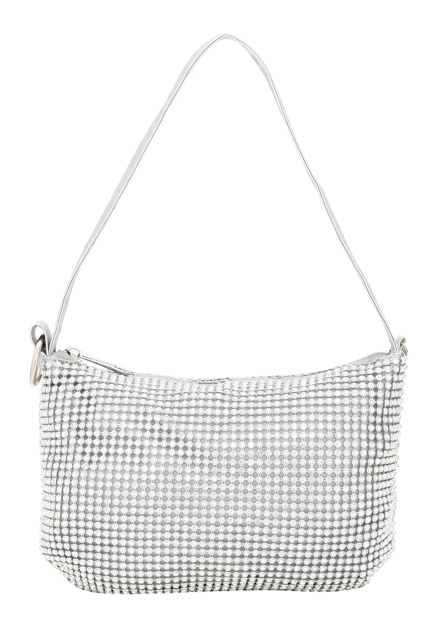 

Сумка через плечо NAEMI Shoulder Bag, серебряный, Серебристый, Сумка через плечо NAEMI Shoulder Bag, серебряный