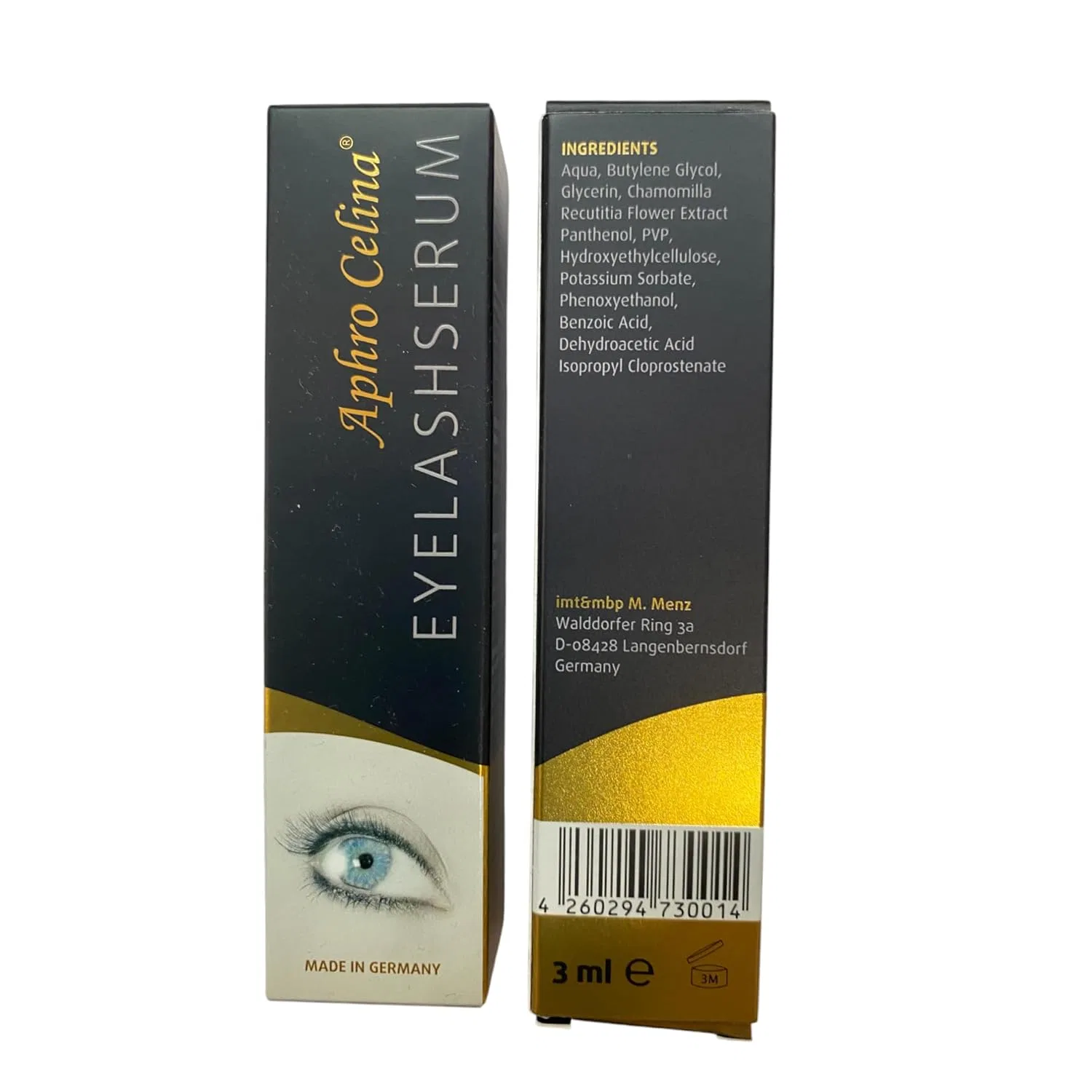 Сыворотка для роста ресниц Aphro Celina Eyelash Serum, 3 мл Aphro Celina — фото 2
