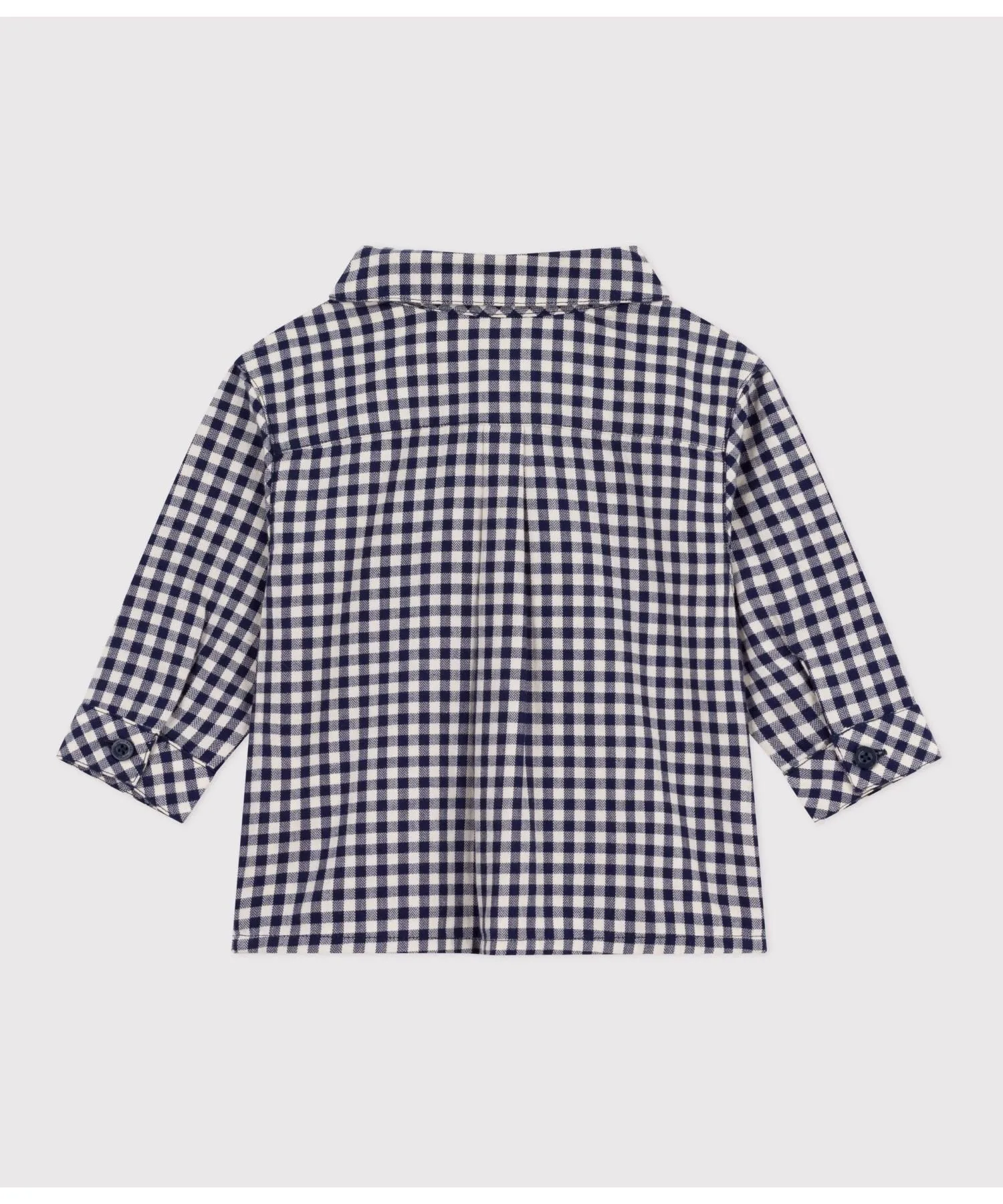 Рубашка PETIT BATEAU, Blue/Off White — фото 3