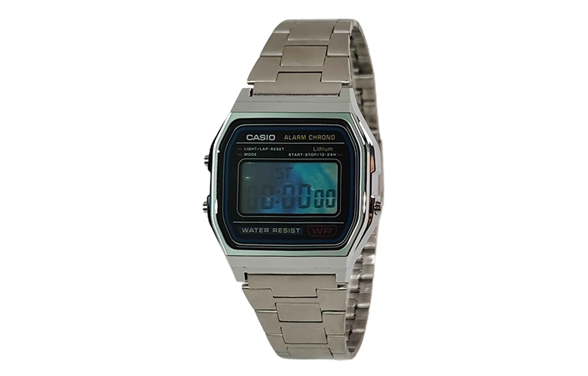 

CASIO Часы Retrofit Series Quartz Movement Stainless Steel Strap Watch Unisex Blue Dial