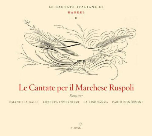 

CD диск Handel / Galli / Invernizzi / Ens La Risonanza: Cantate Per Il Marchese Ruspoli-Italian Cantatas 2