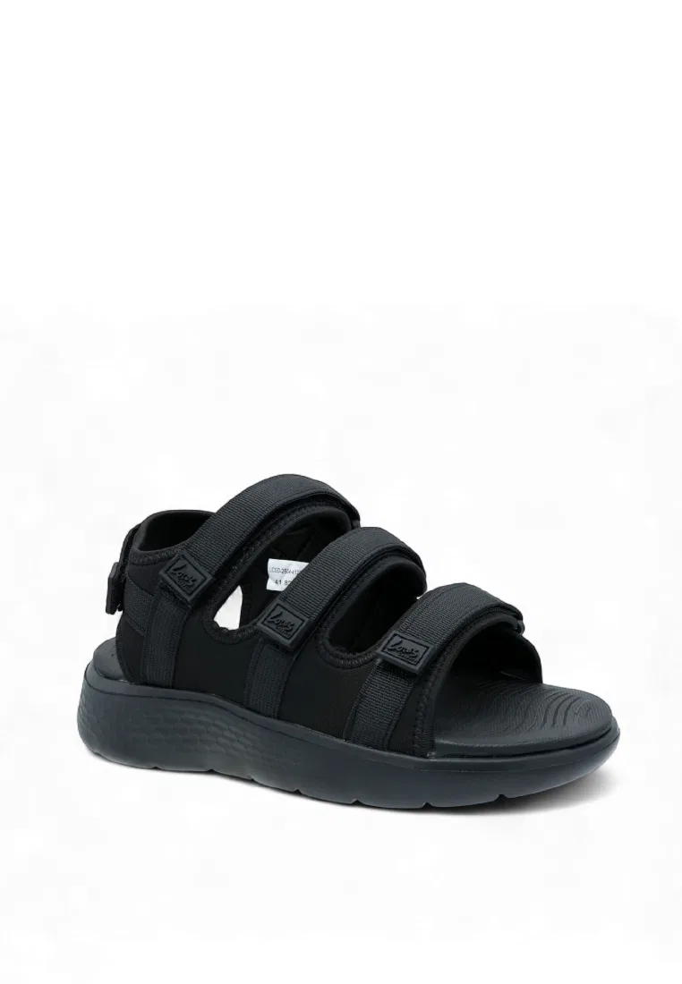 Мужские сандалии, slip-on, искусственная кожа, модель 250441272 Louis Cuppers, черный — фото 2