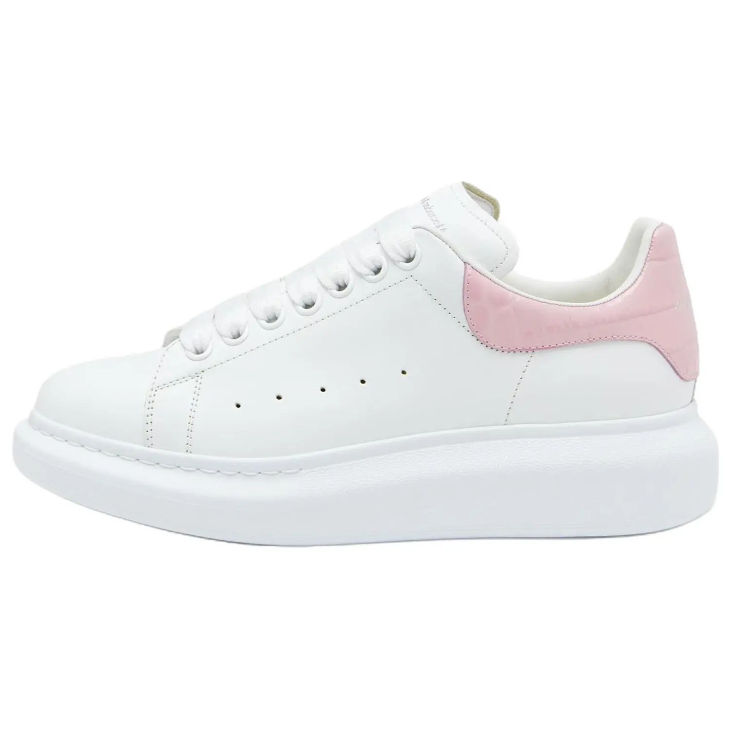 Большие женские кроссовки на шнуровке Alexander McQueen, White