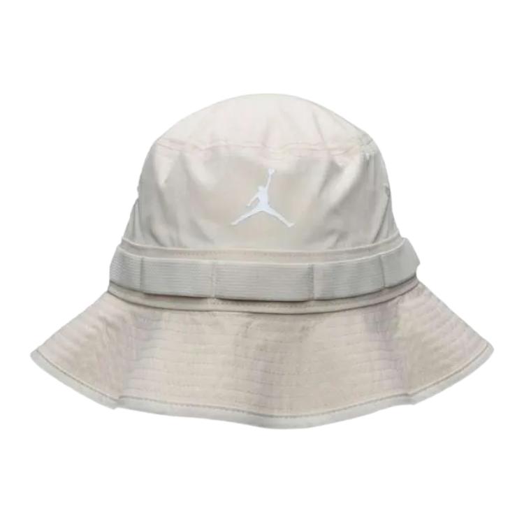 

Jordan Хлопковая нейлоновая полиуретановая шляпа-ведро унисекс белая, White