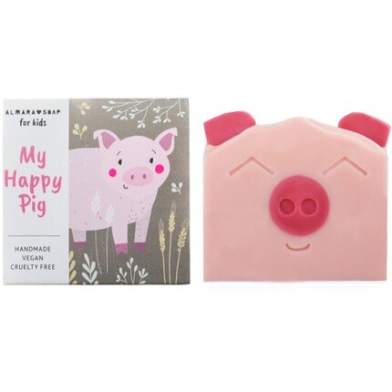 

Almara Мыло ручной работы для детей My Happy Pig, с ароматом груши, 100г