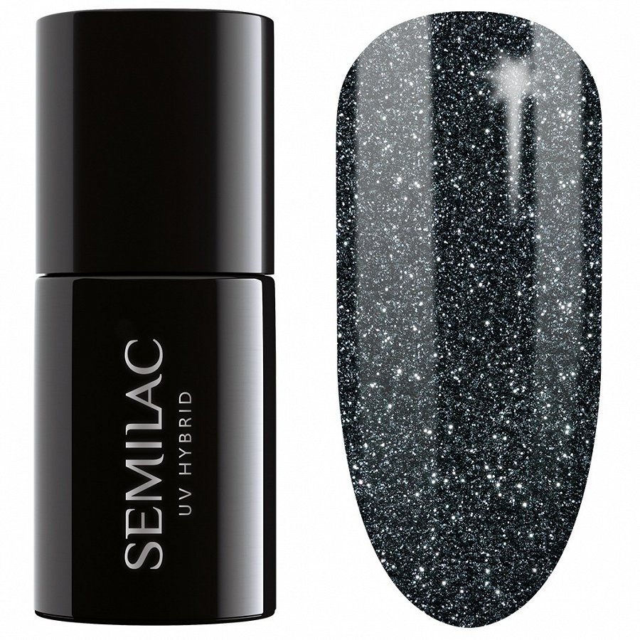 

Гель-Лак для ногтей uv gel polish Semilac, цвет nr. 096 starlight night, 7 мл