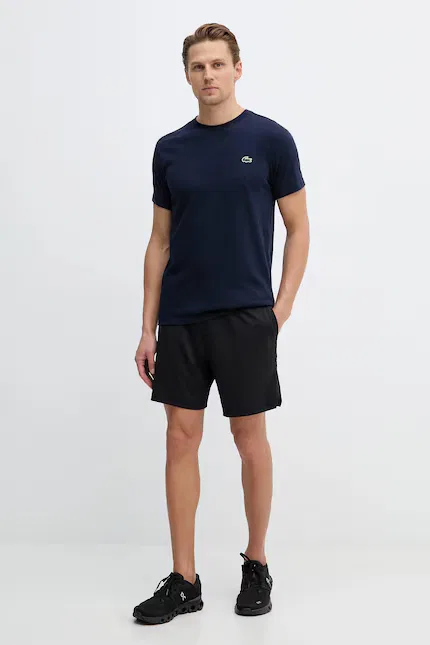 Футболка с круглым вырезом Lacoste, черный — фото 2