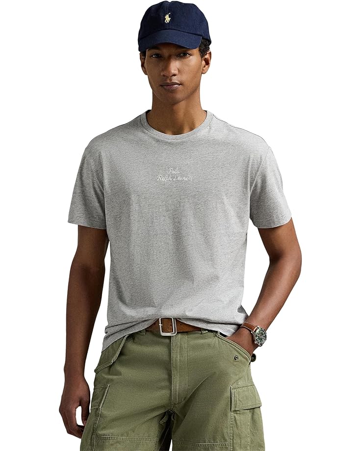 

Футболка Polo Ralph Lauren Classic Fit Logo Jersey T-Shirt, цвет Andover Heather