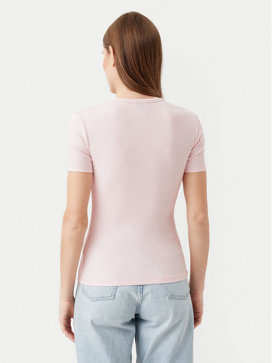 Топ облегающего кроя K20K208247 Calvin Klein, розовый — фото 3