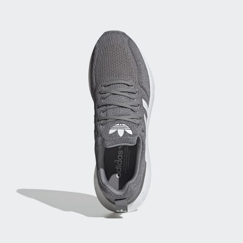 Мужские кроссовки adidas Swift Run 22, белый/серый — фото 4