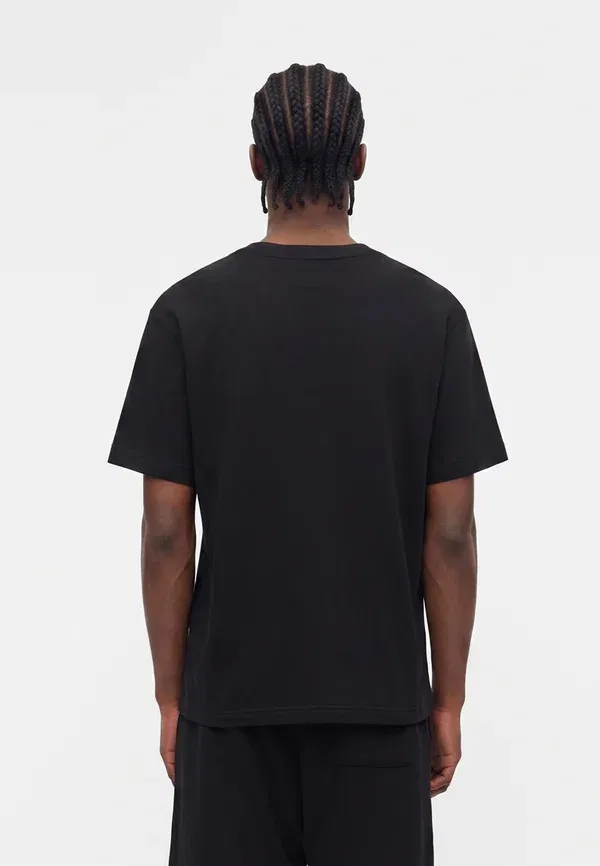 Футболка Athletic logo crew print t-shirt Gap, черный — фото 3