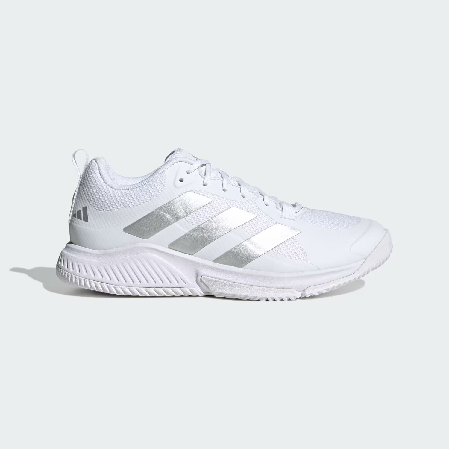 Кроссовки Court Team Bounce 2.0 Adidas, цвет Cloud White/Silver Metallic/Grey One
