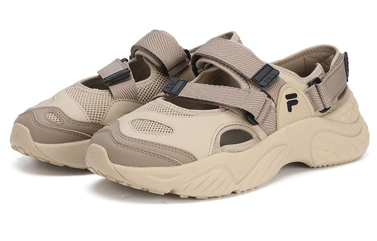 Сандалии FILA FUSION Conch Sandals ''Beige Black', коричневый — фото 2