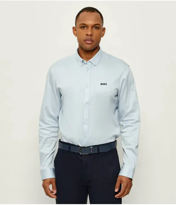 Футболка ST_Motion L regular fit Boss Green, небесно-голубой