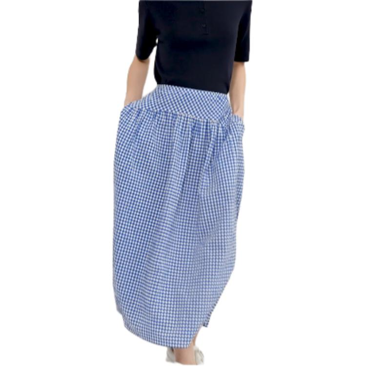 UNIQLO Повседневная длинная юбка Women's Royal Blue — фото 4