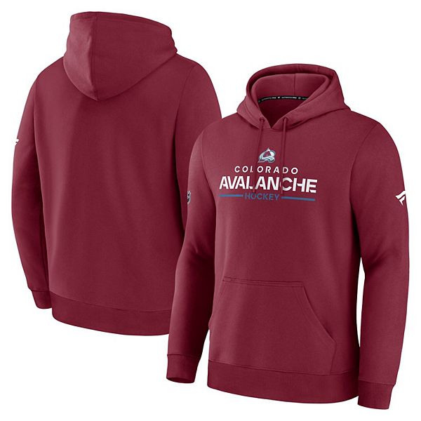 

Мужской худи Colorado Avalanche Authentic Pro Primary цвета бордо Fanatics