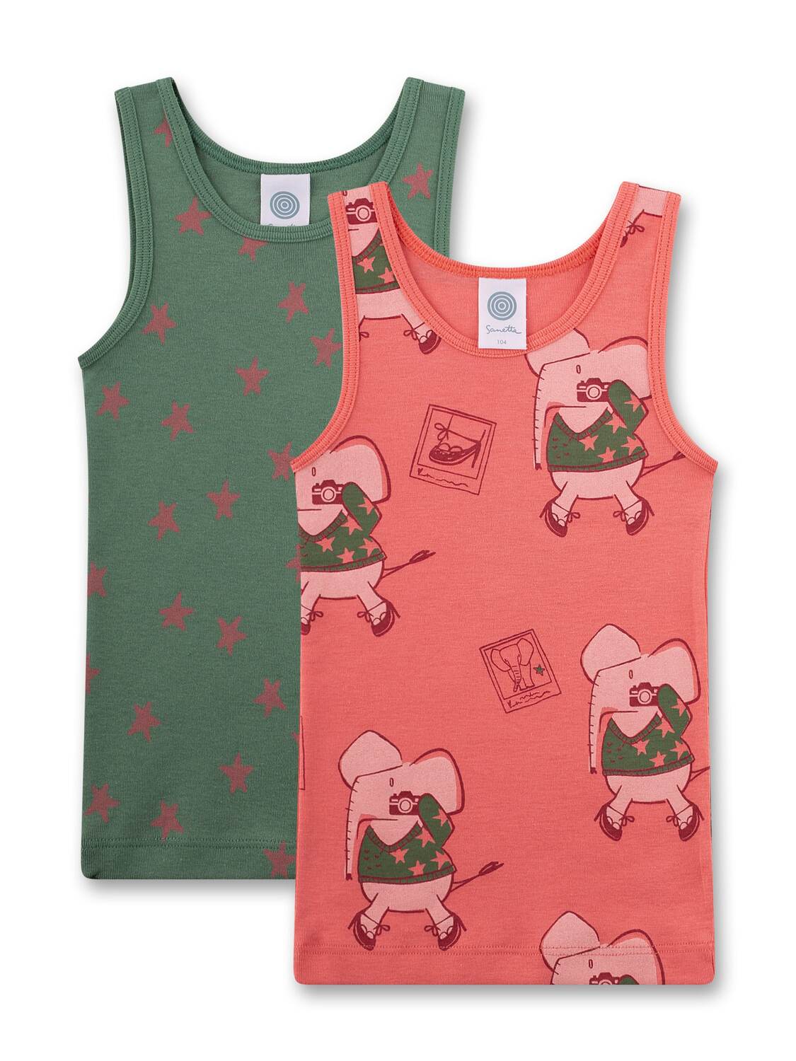 

Sanetta Майка в цветах темно-зеленый, розовый, светло-розовый