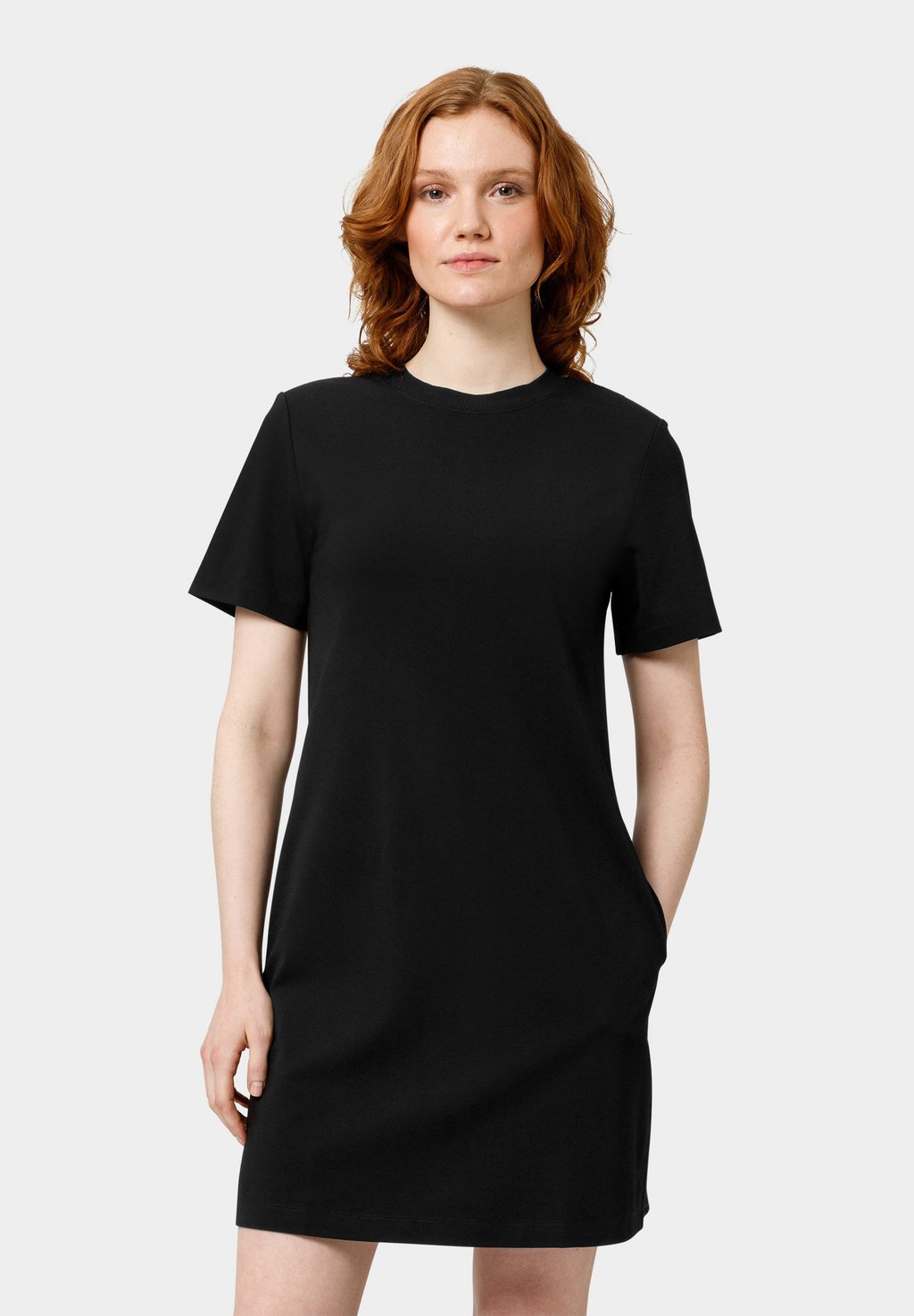 

Платье из джерси KAIAA Jersey Shoulder Pads Les Lunes, черный