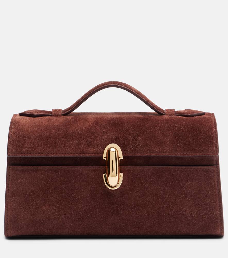 

Сумка-тоут Symmetry Pochette из замши Savette, Espresso