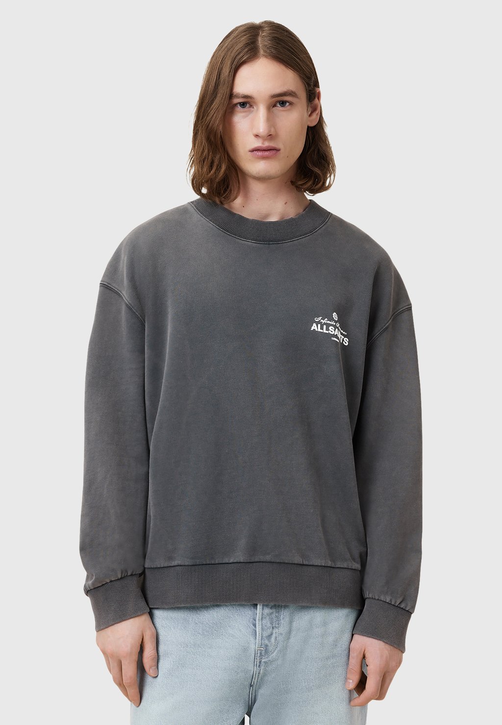 

Толстовка CREW AllSaints, черный