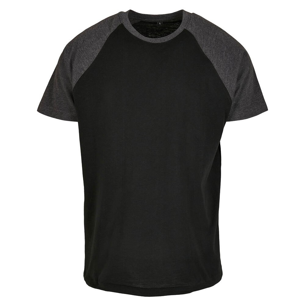 

Футболка Build Your Brand Raglan Contrast, черный
