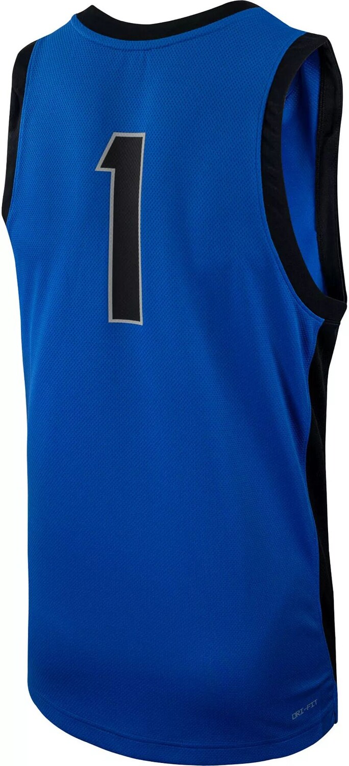 Мужская синяя баскетбольная майка Nike Memphis Tigers #1 Replica — фото 3