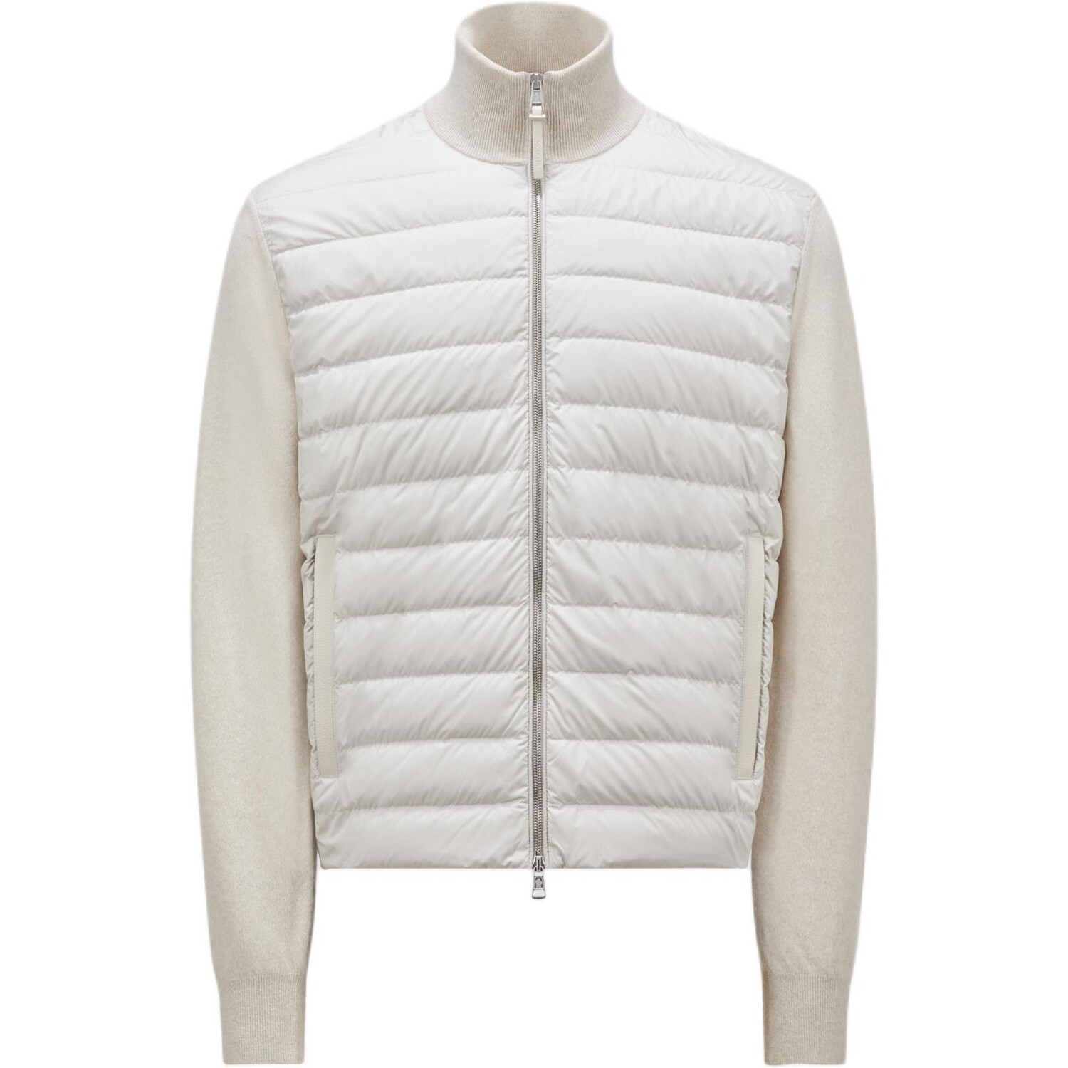 

Пуховик мужской белый Moncler