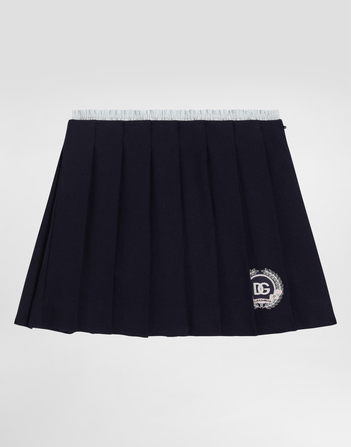 

Юбка из шерстяного канваса Dolce&Gabbana, синий