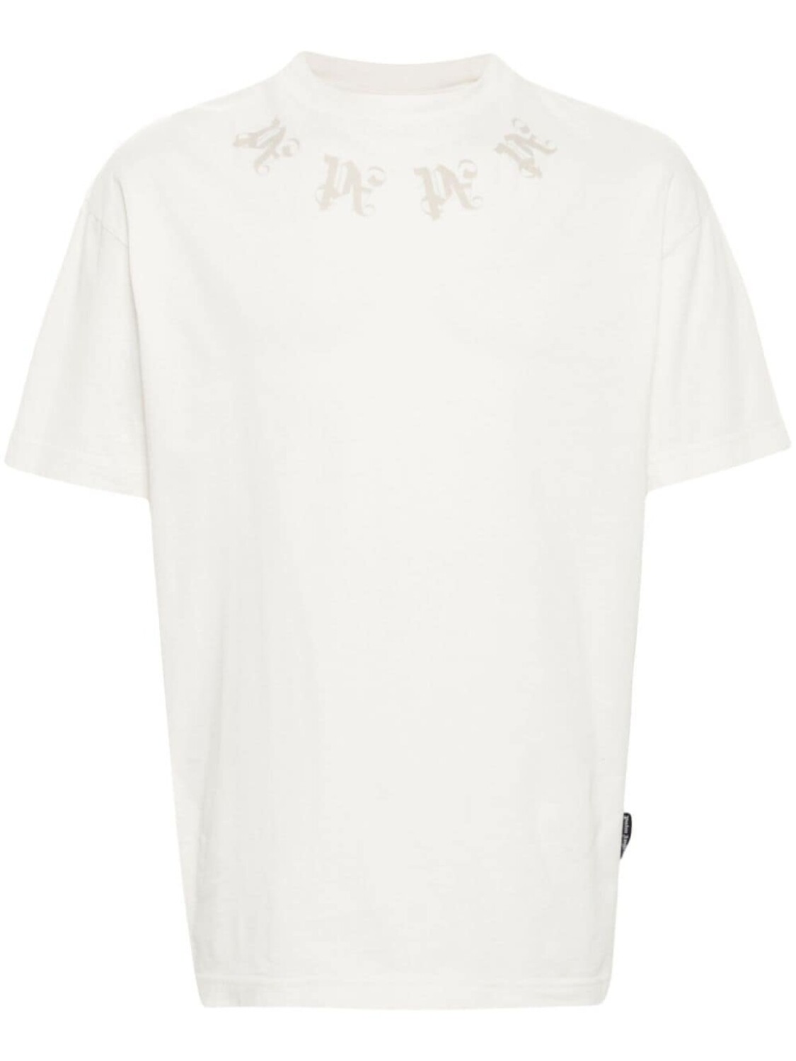 

Palm Angels футболка с монограммой, нейтральный цвет