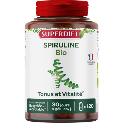 

Органическая спирулина Тонус и жизненная сила Спортивное восстановление Superdiet