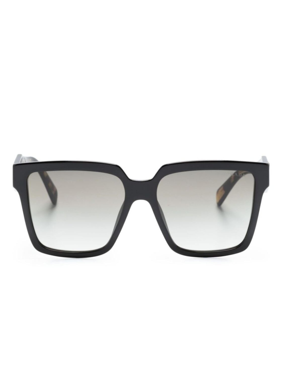 

Prada Eyewear солнцезащитные очки в квадратной оправе, черный