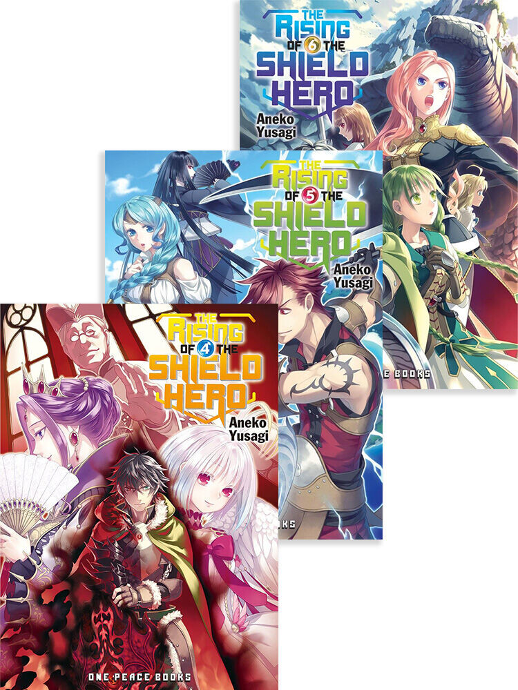 

Новелла The Rising of the Shield Hero Novel (4-6) Bundle