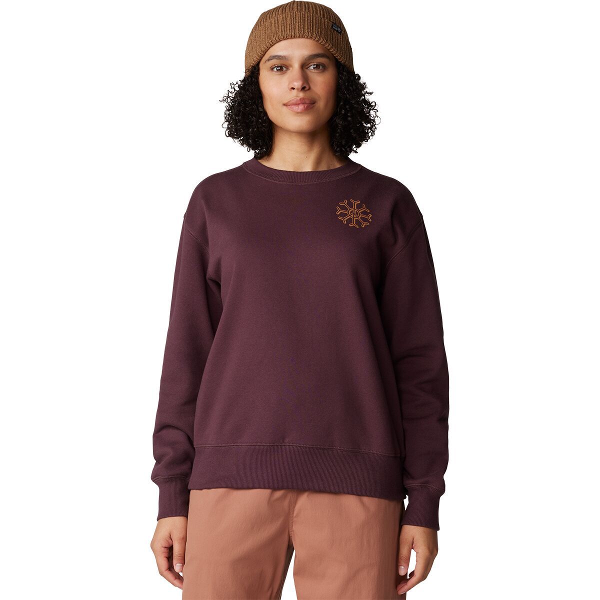 

Свитшот Peace crew Mountain Hardwear, цвет blackberry