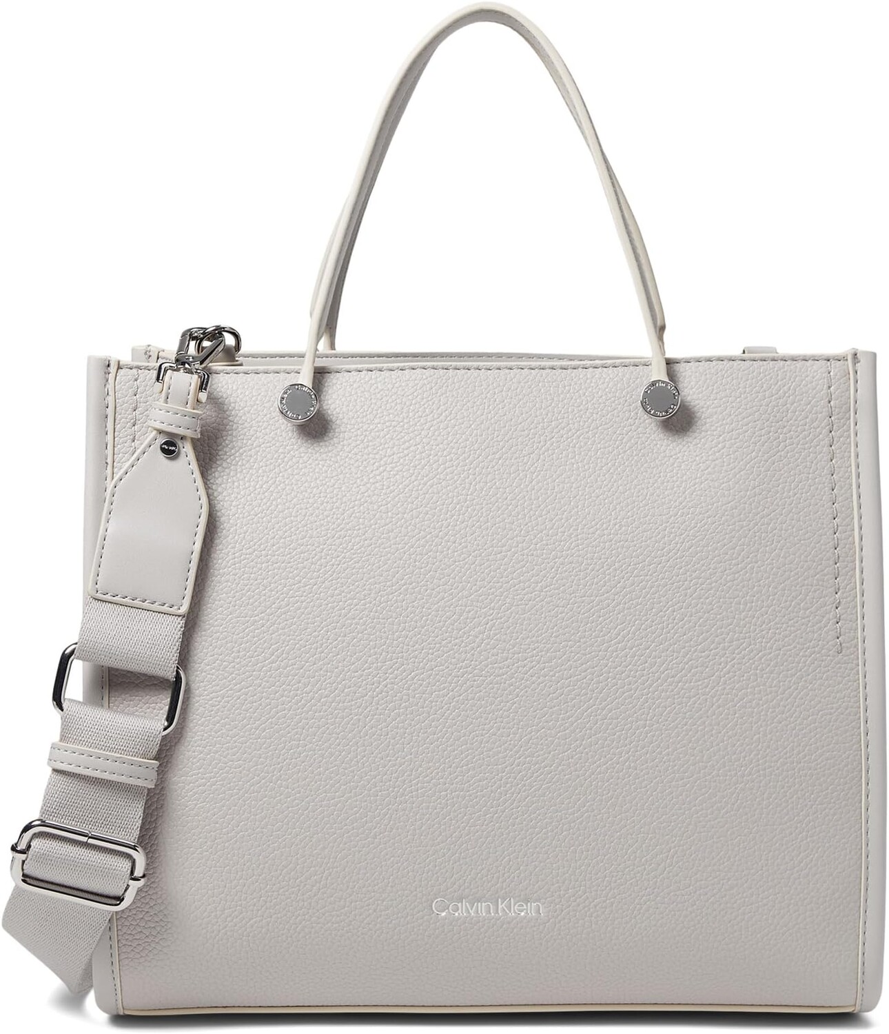 

Сумка-тоут Calvin Klein Sahar Casual Tote, цвет Dove/White