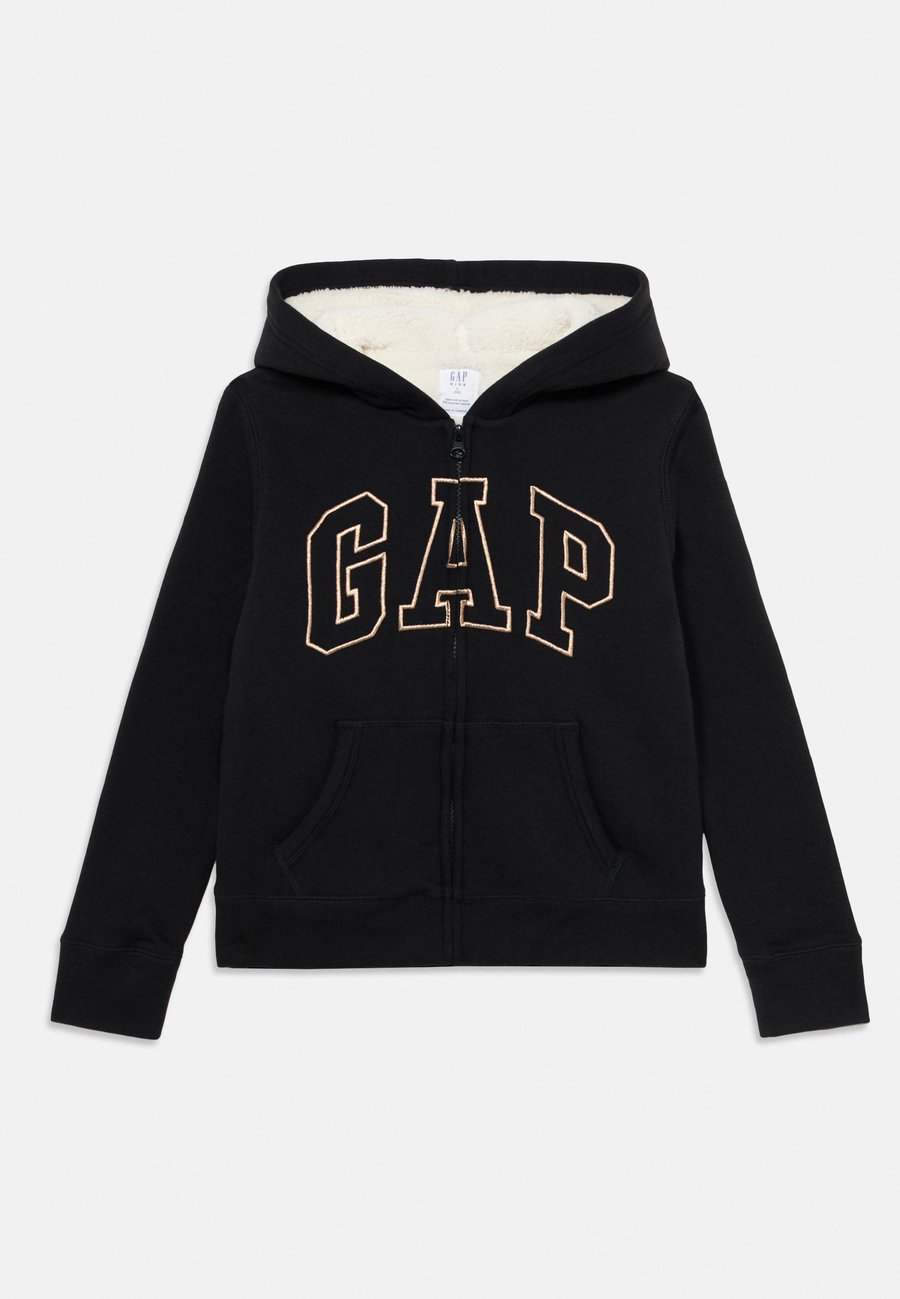 

Худи GAP KIDS GAP LOGO SHERPA HOODIE, Moonless Night/Black