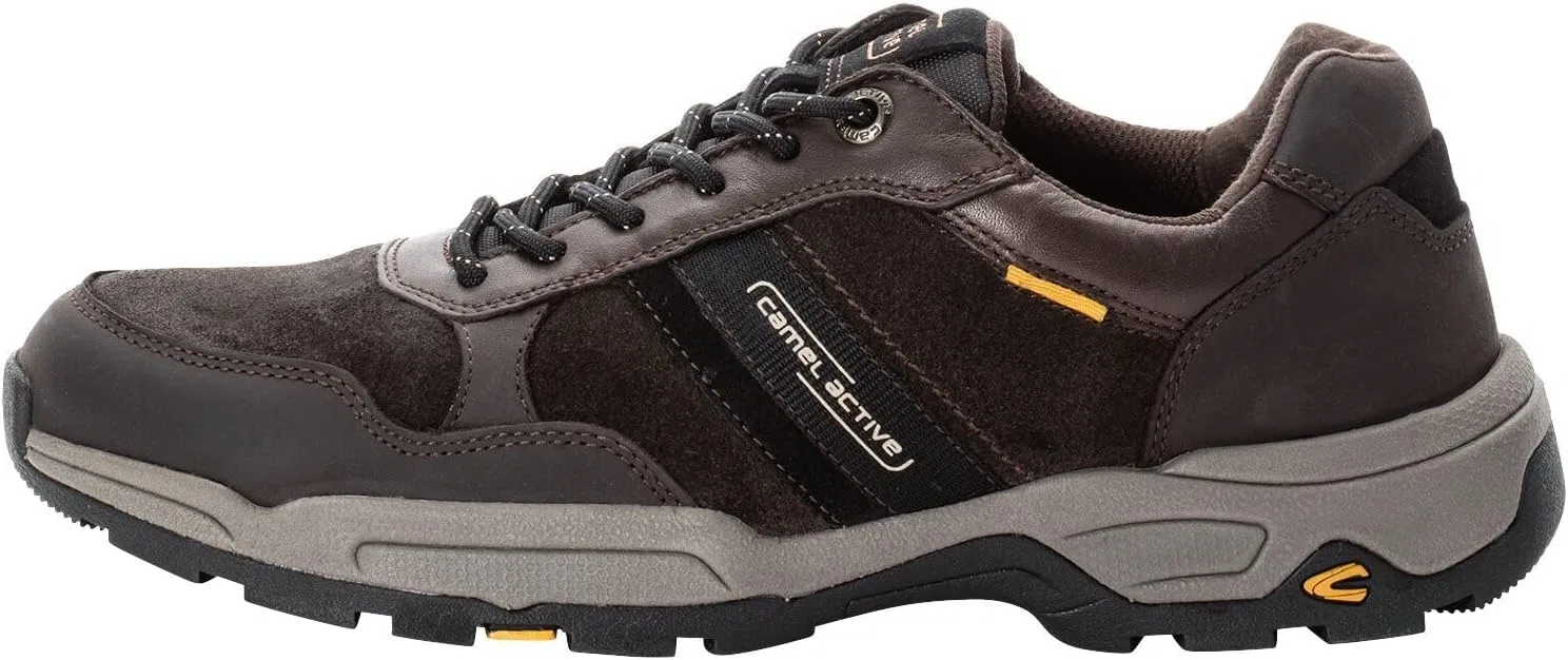 Мужские кроссовки Camel Active из натуральной коровьей кожи, темно-коричневые, размер 42, коричневый, 42 EU — фото 3