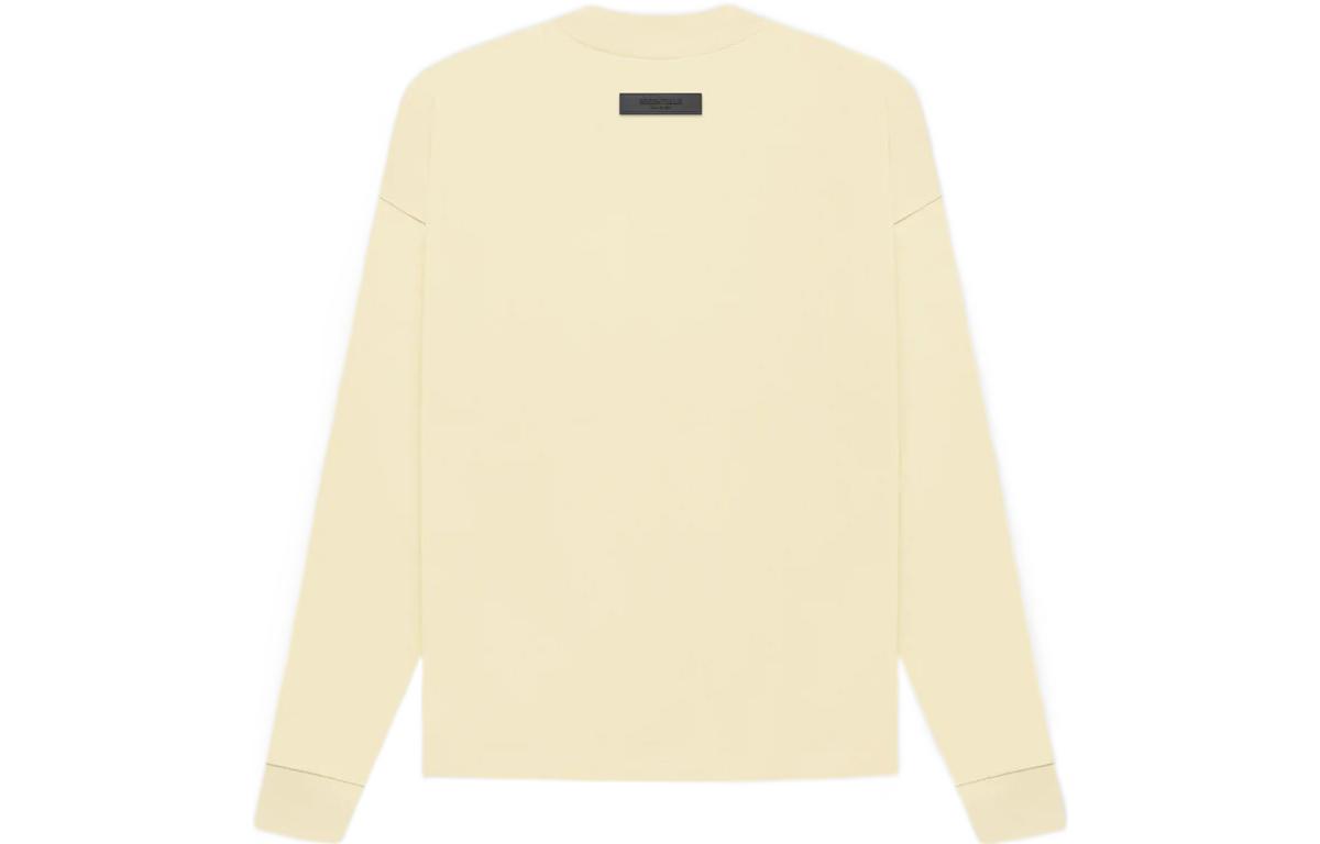 Футболка с длинным рукавом Fear Of God Essentials, канареечно-желтая — фото 2