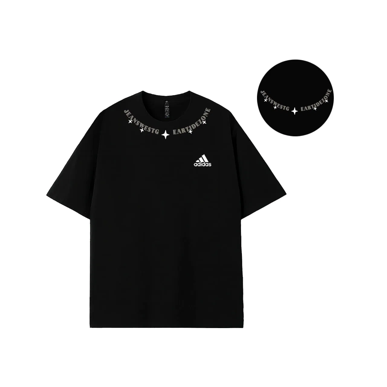 Футболка хлопковая MUST HAVES Adidas черный — фото 4