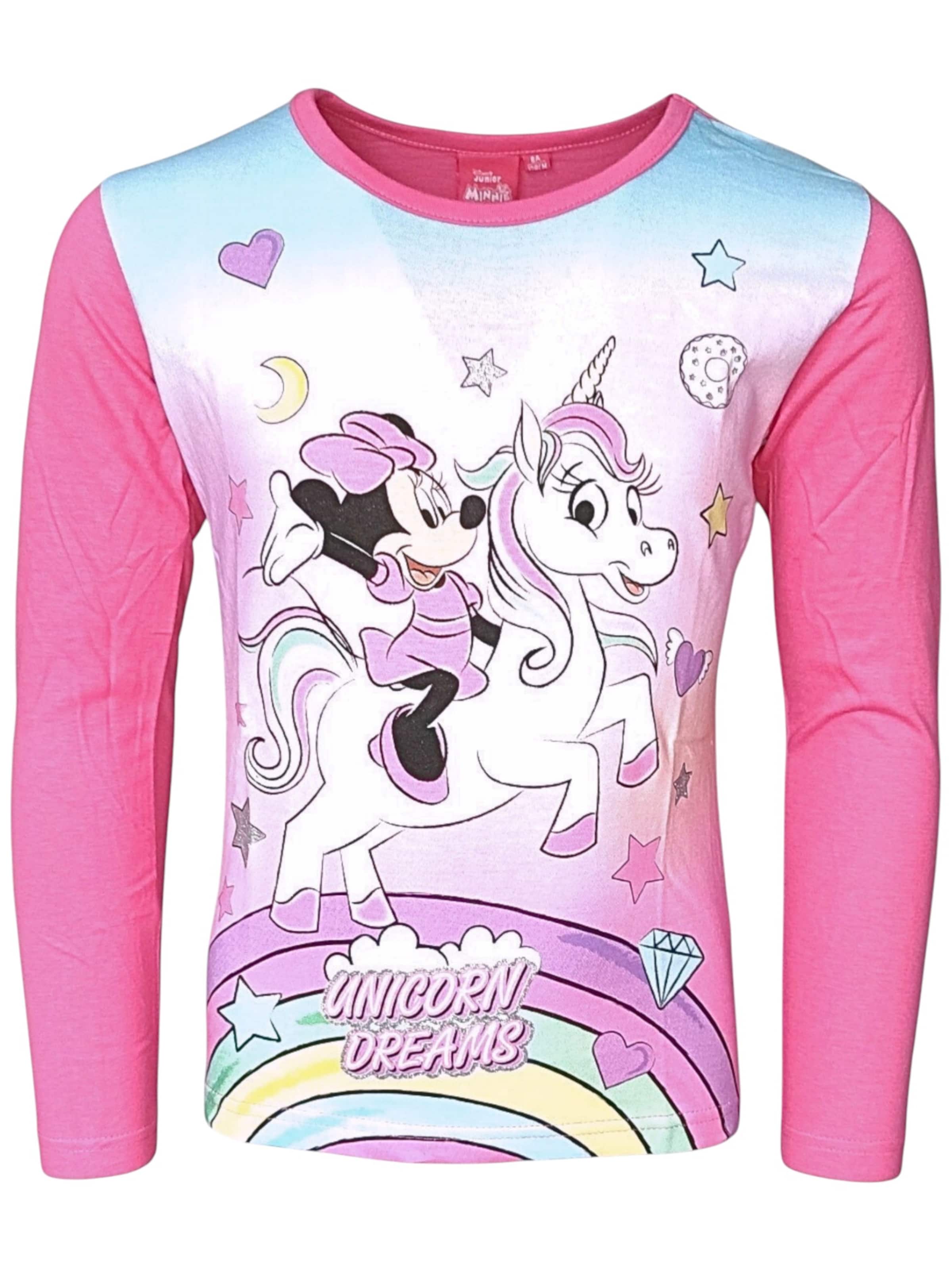 

Disney Minnie Mouse Лонгслив 'Minnie Mouse & Einhorn' в розовом цвете