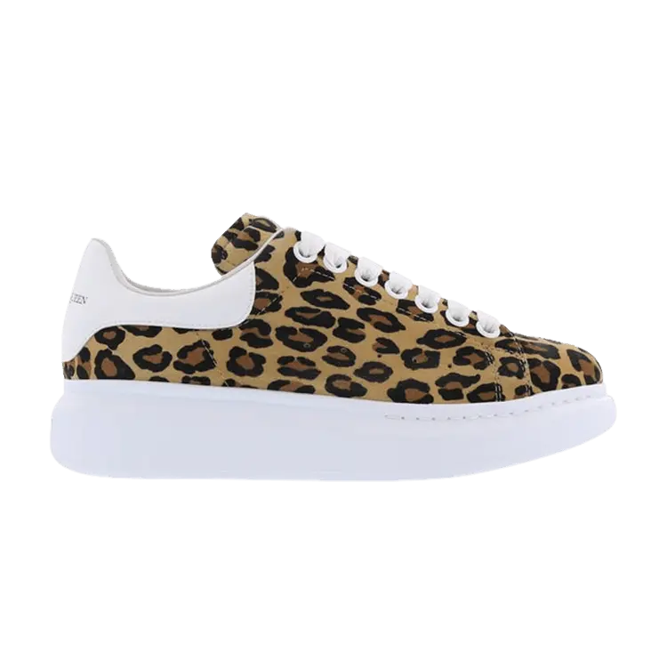 Кроссовки Alexander McQueen Wmns Oversized Sneaker 'Leopard', коричневый