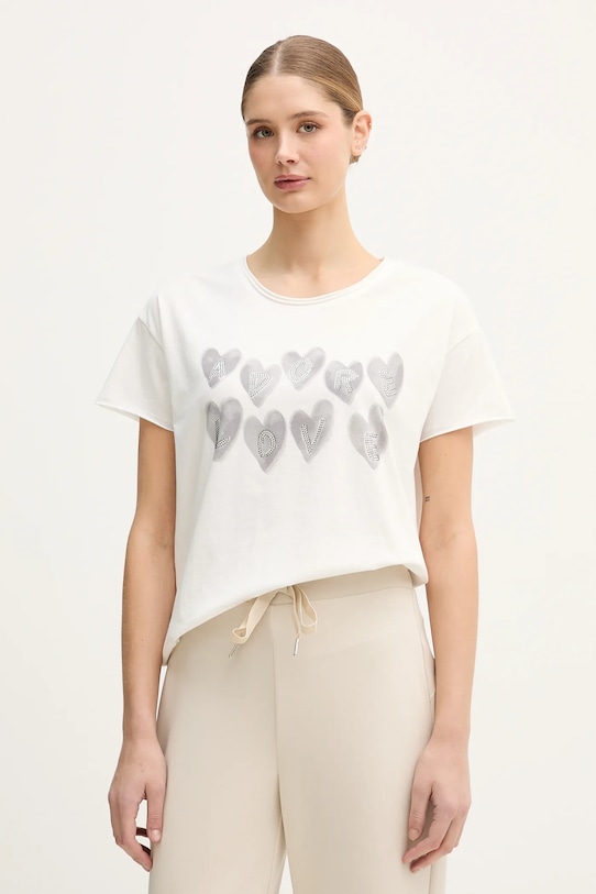 

Хлопковая футболка OUI, белый