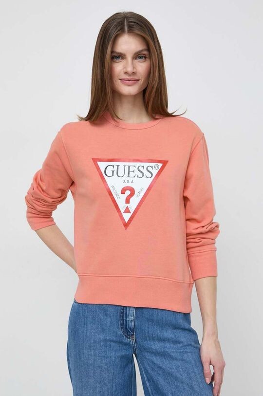 

Толстовка Guess, оранжевый